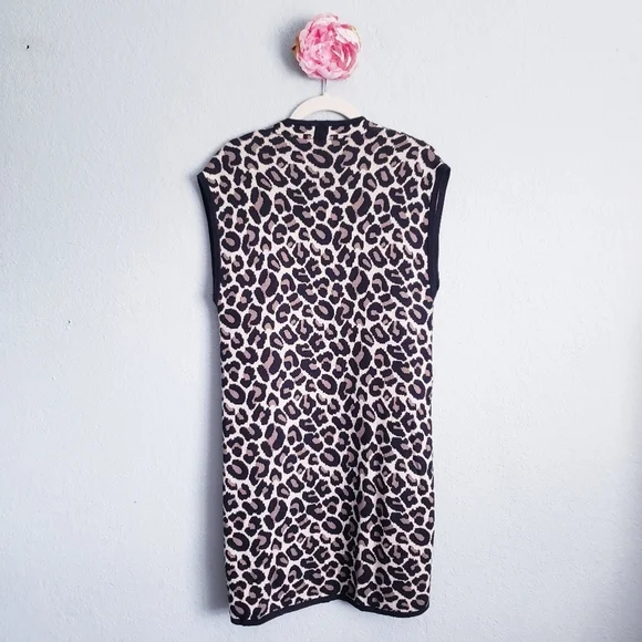 Chicos Maggie Jacquard Leopard-Print Vest - Picture 8 of 8